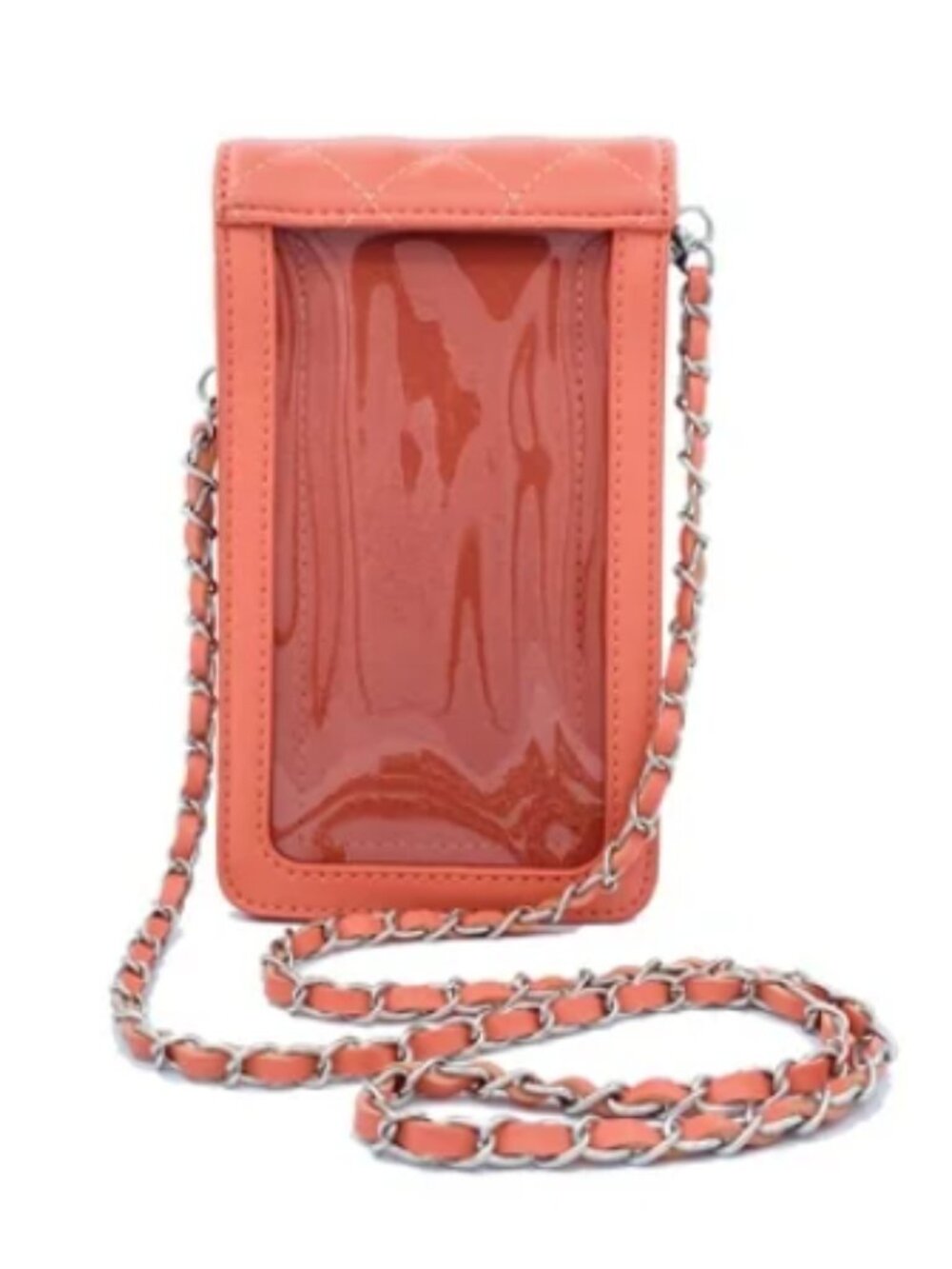 Badgley Mischka Pearl Coral Phone Case Crossbody - Picture 4 of 4